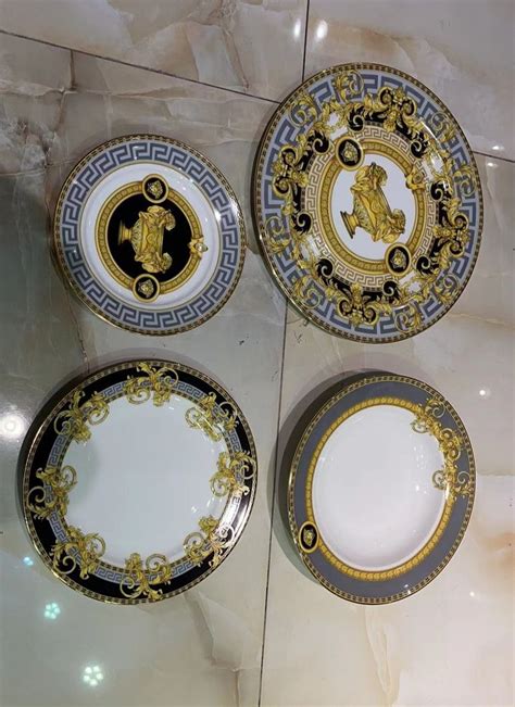 versace dessertschalen|Versace dinnerware collection.